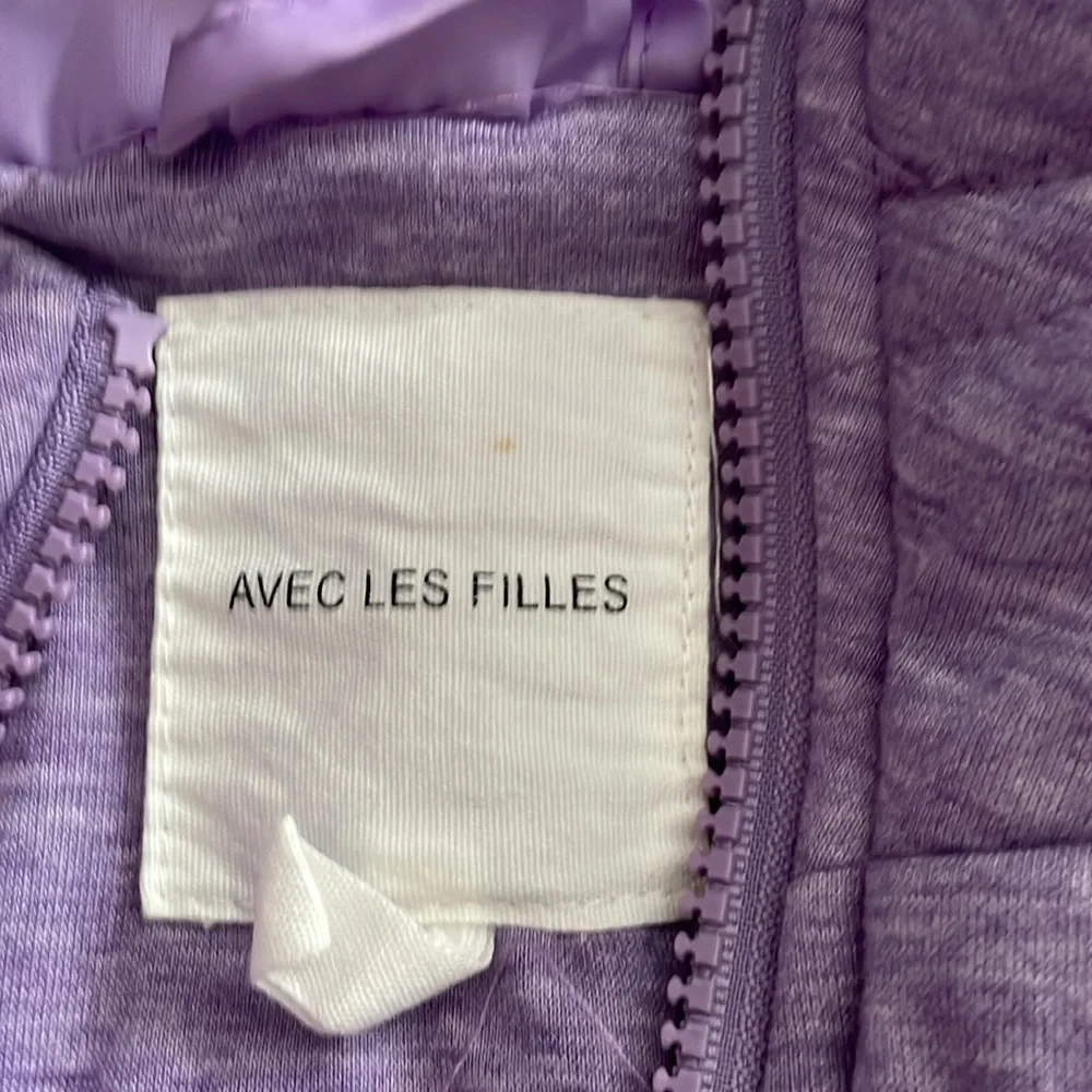 Avec Les Filles hooded vest purple small‎